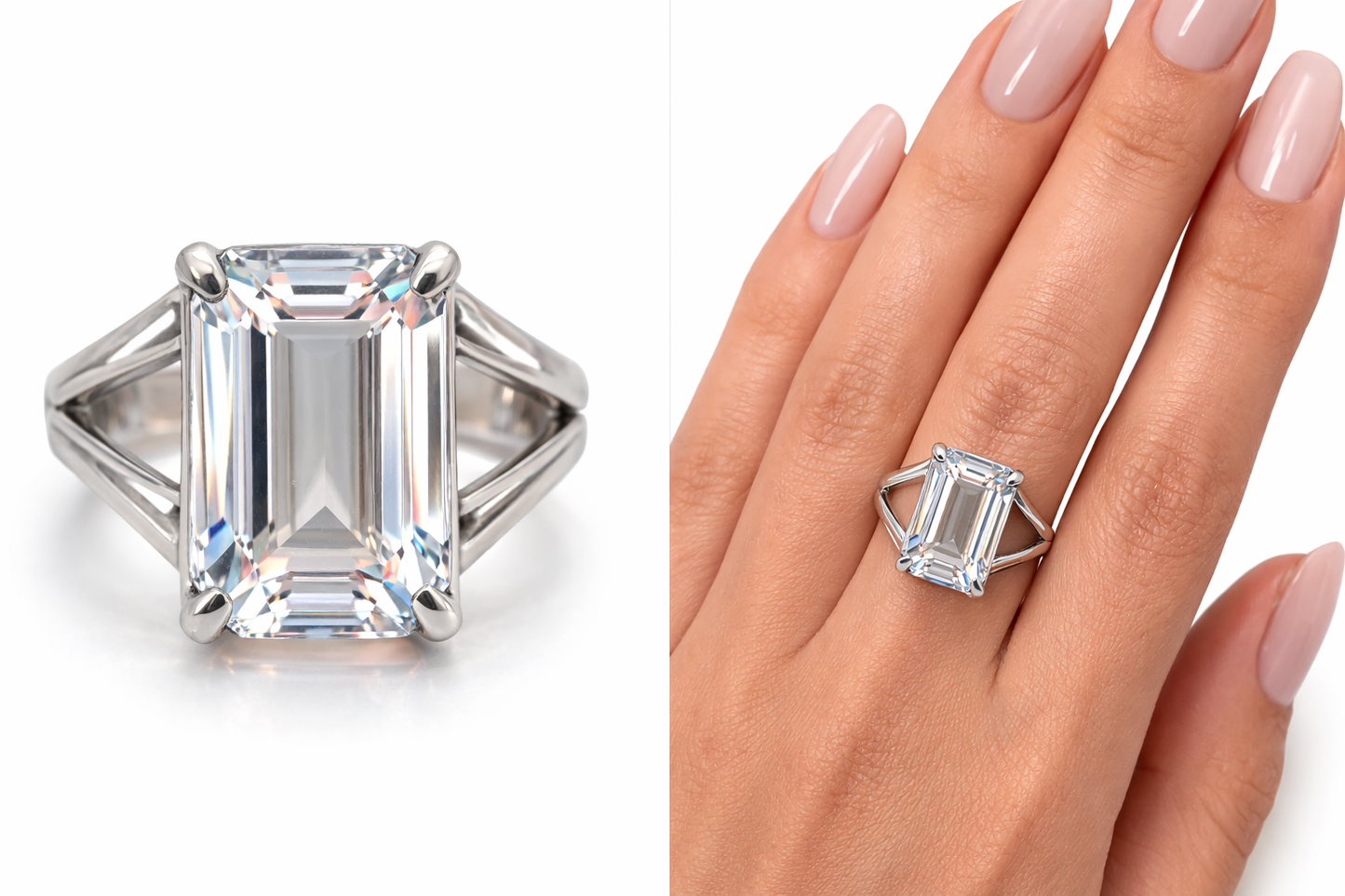 bague cristal de roche