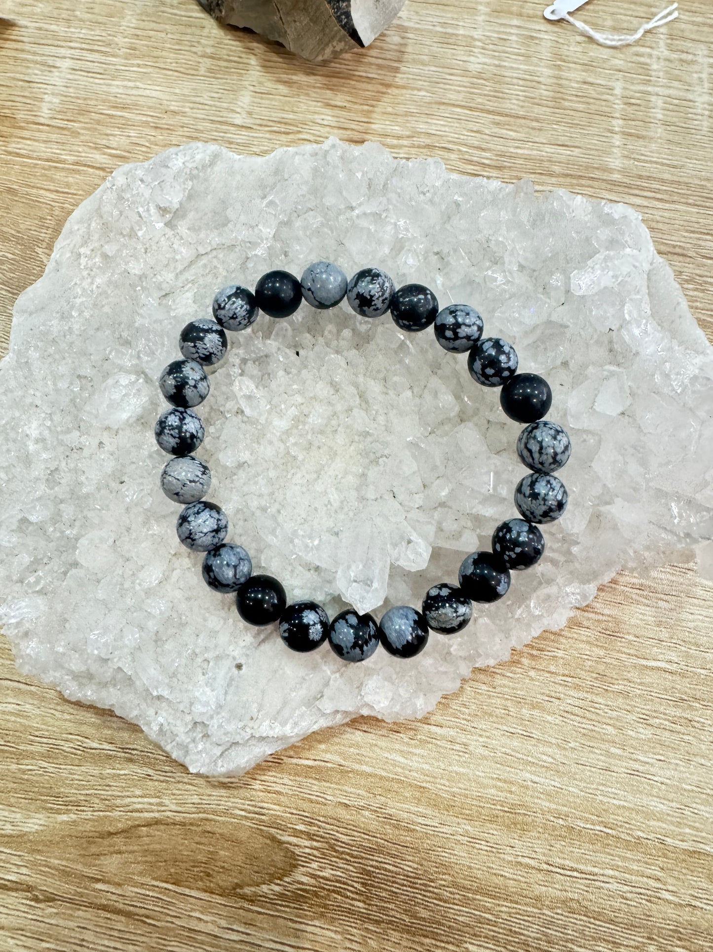 Pierre "purification" Obsidienne neige