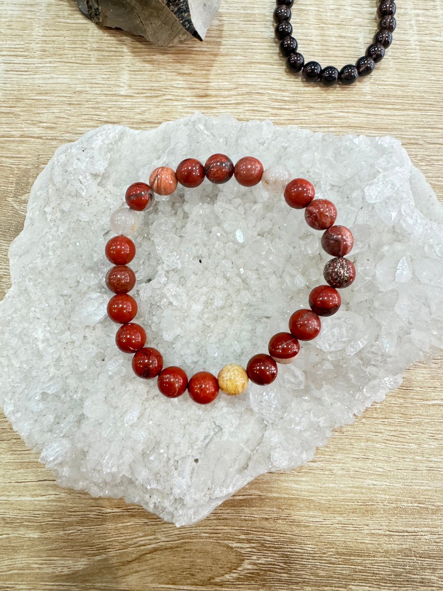 Pierre "énergie" Jaspe rouge