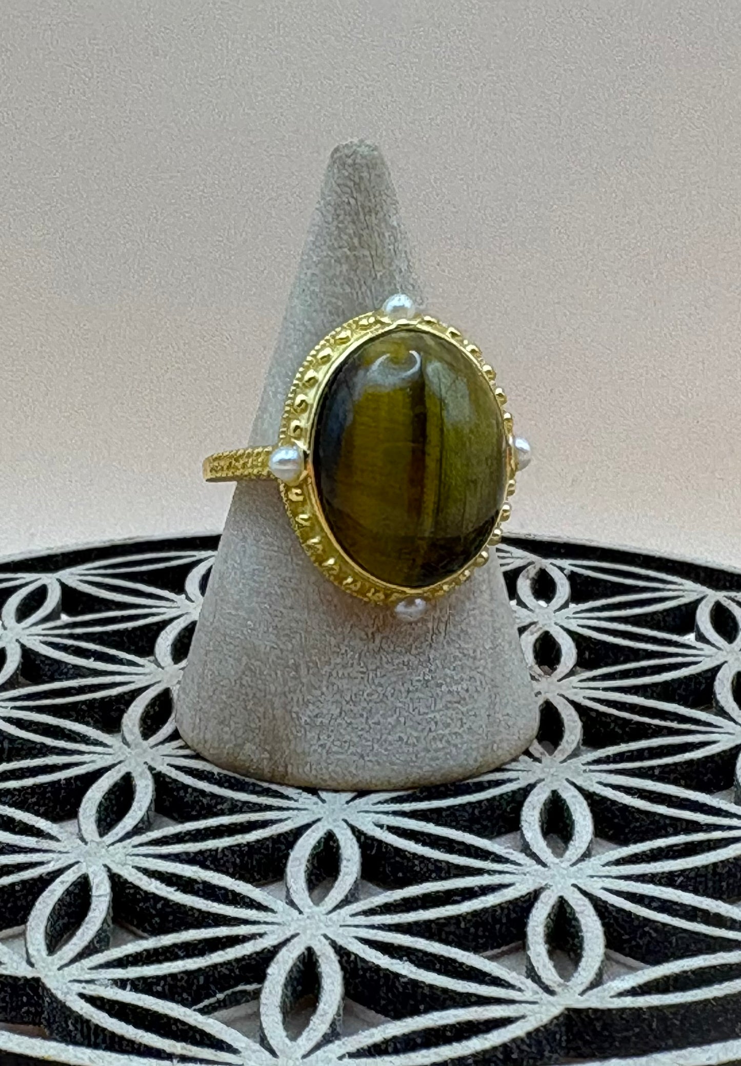 bague oeil de tigre