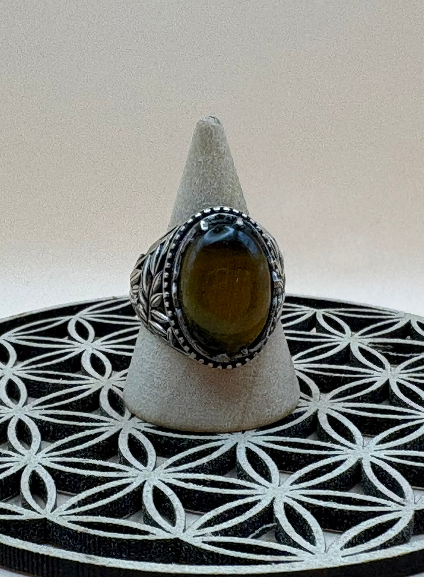 bague œil de tigre