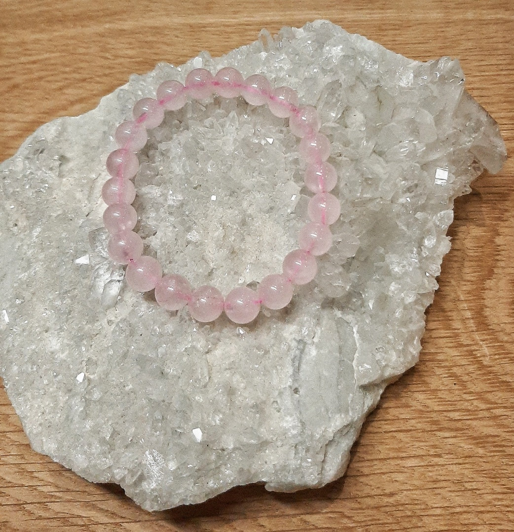 Pierre "amour" Quartz rose