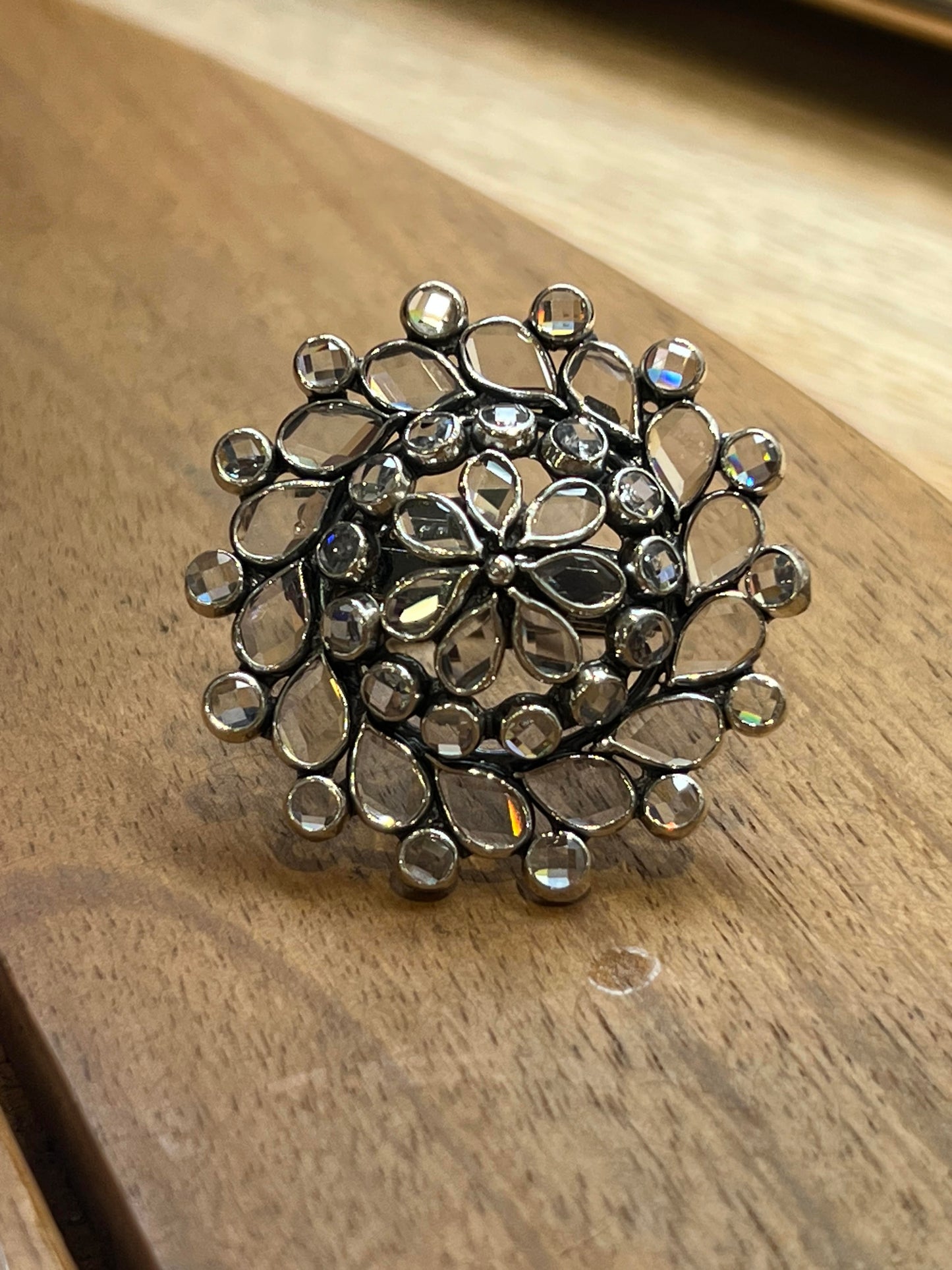 Bague cristal de roche