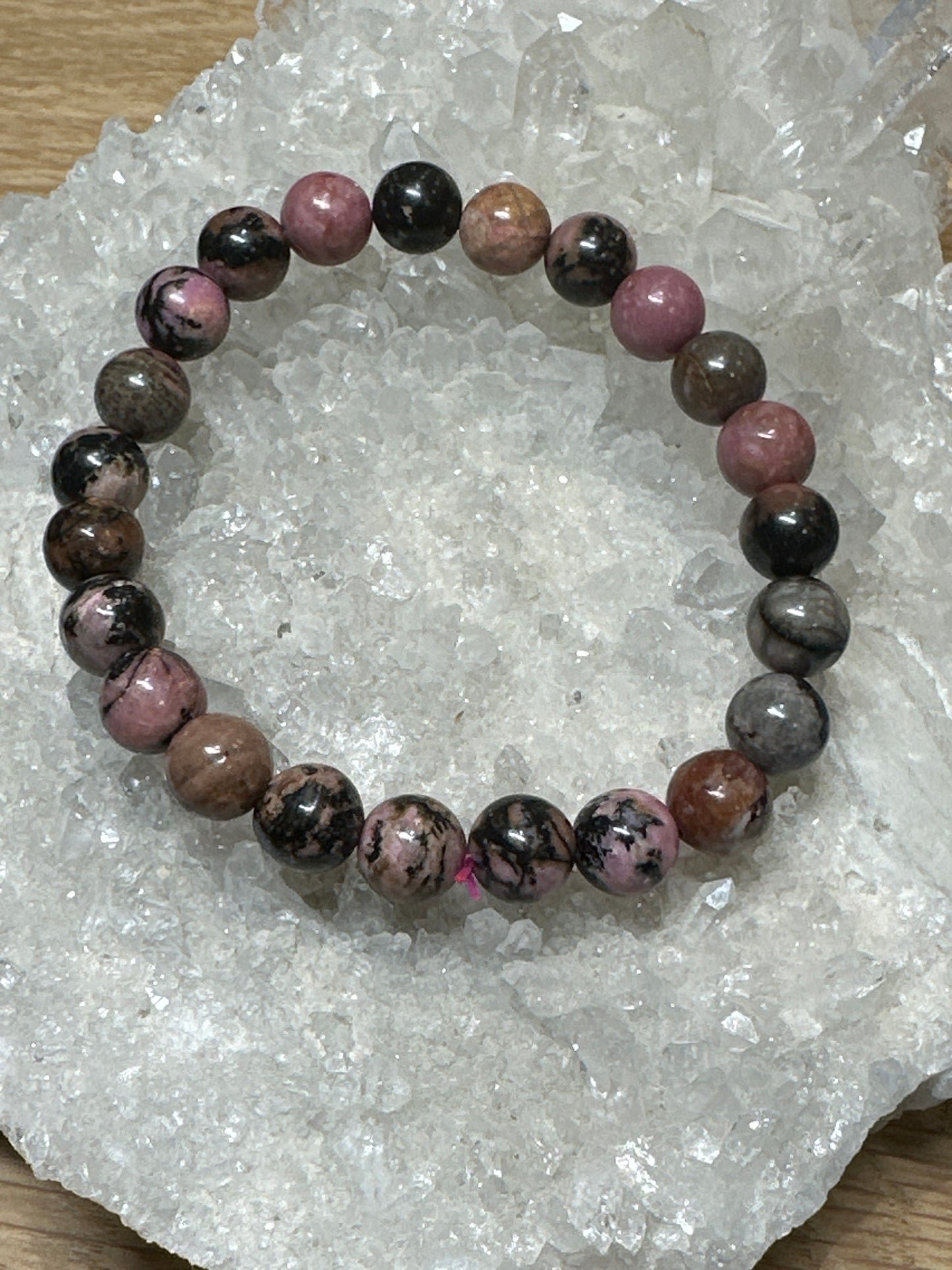 Pierre "guérison" Rhodonite