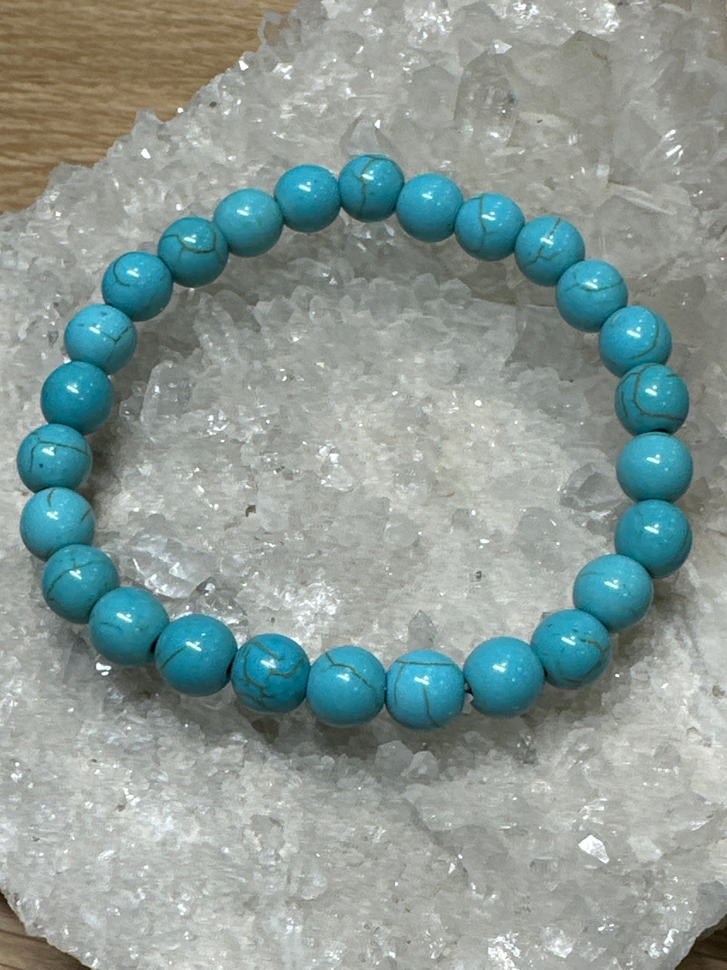 Pierre "calme" Howlite turquoise