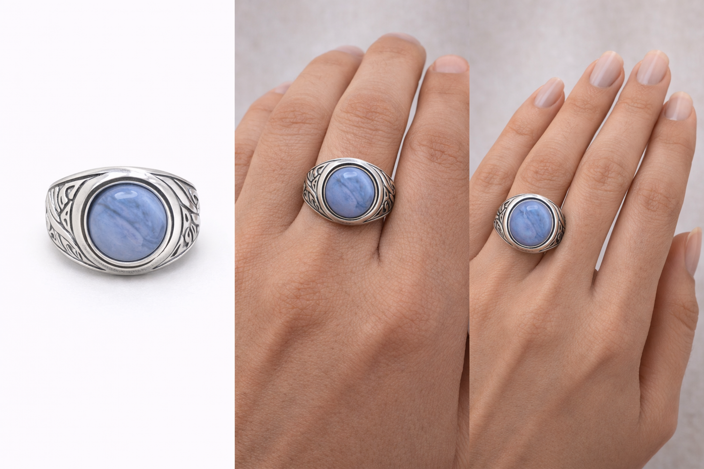 bague calcédoine