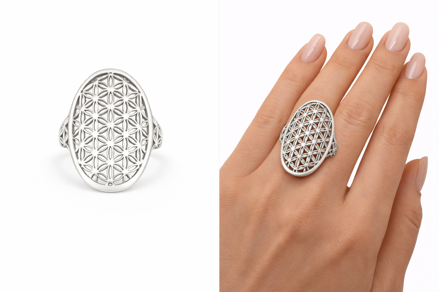 bague fleur de vie