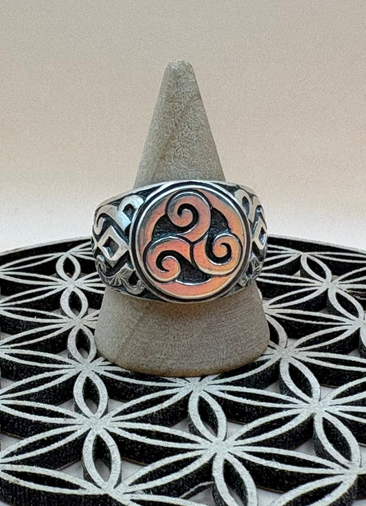 bague Triskell argent