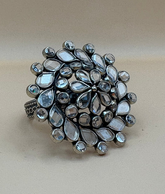 bague cristal de roche