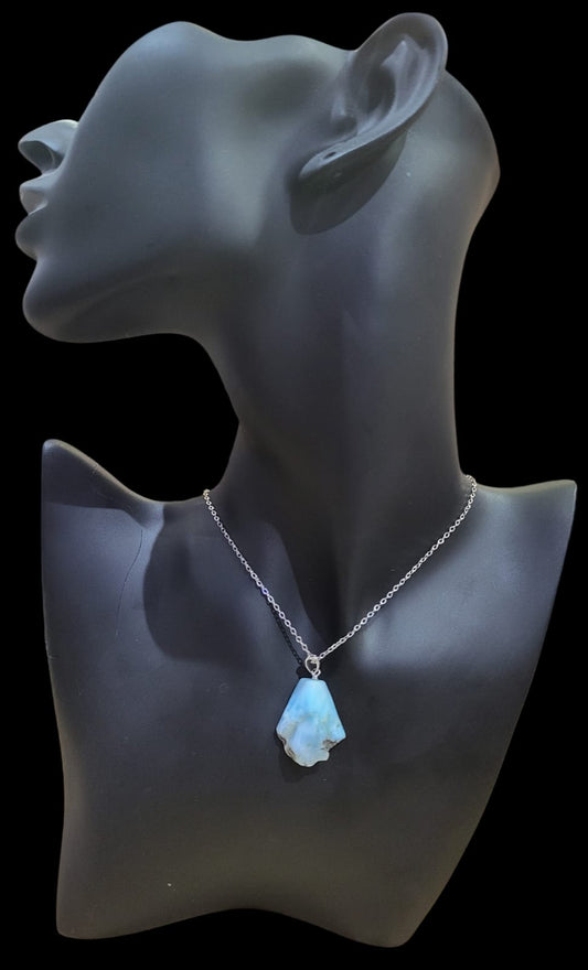 Collier pierre "sérénité" Larimar