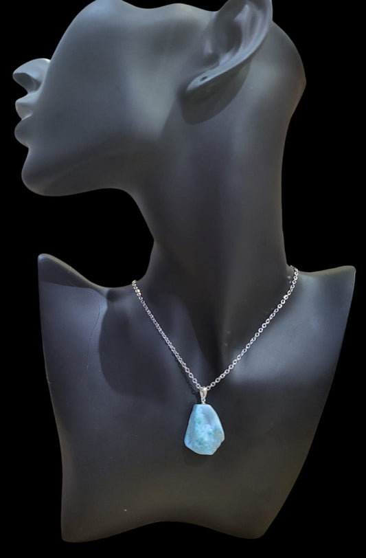 Collier pierre "sérénité" Larimar