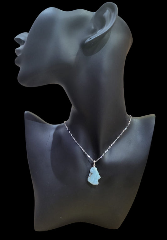 Collier pierre "sérénité" Larimar