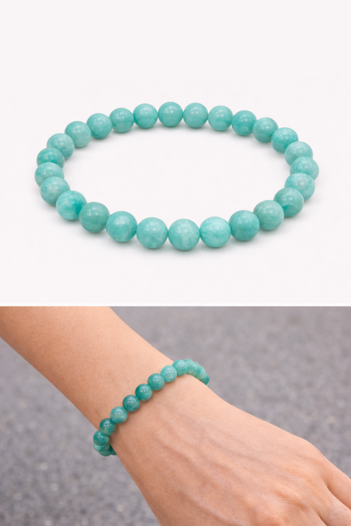 Pierre "apaisement et équilibre" Amazonite