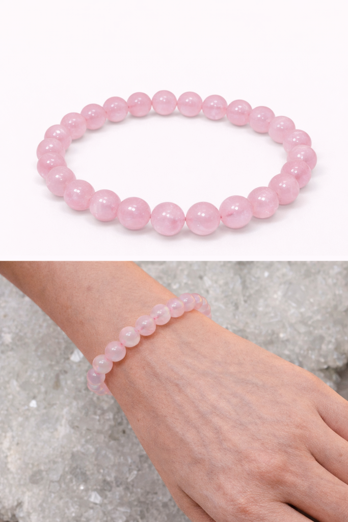 Pierre "amour" Quartz rose