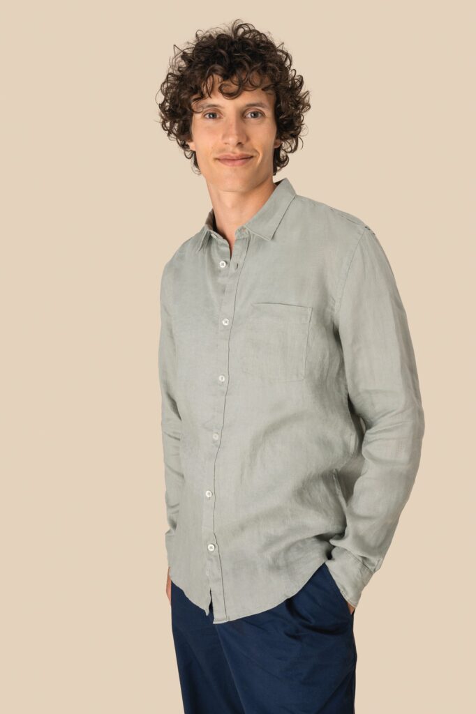 Chemise en lin homme