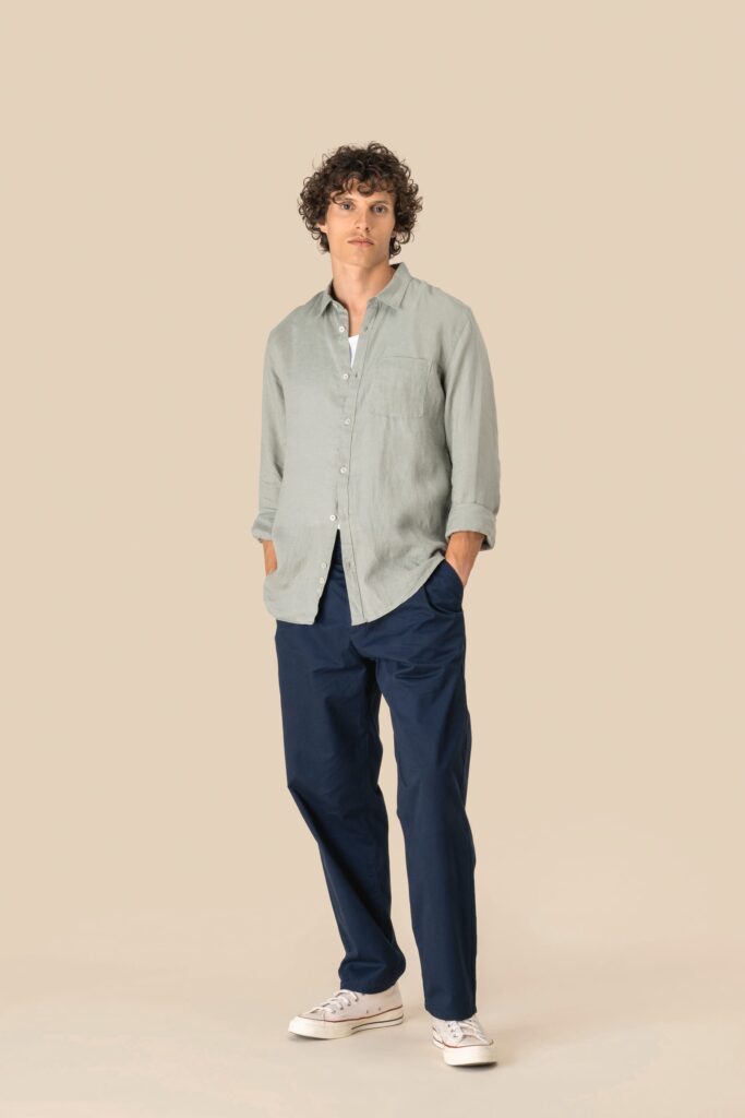 Chemise en lin homme