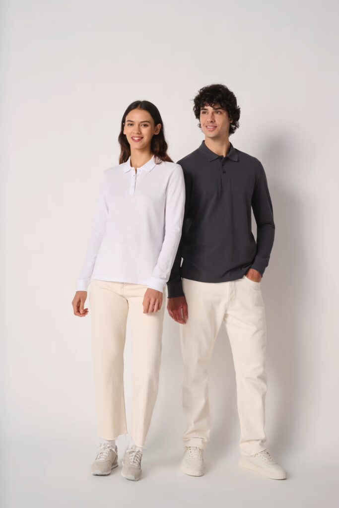 Polo piqué LSL femme