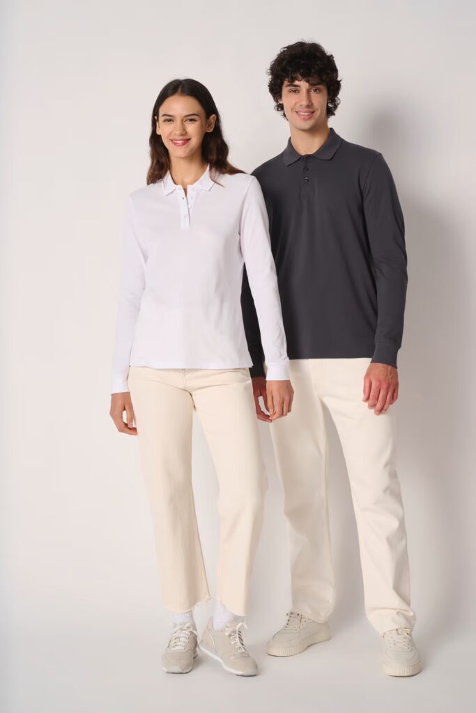 Polo piqué LSL femme