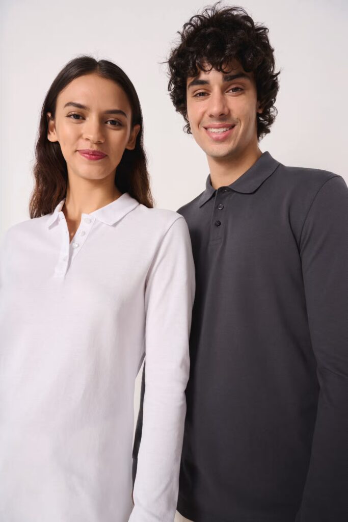Polo piqué LSL femme