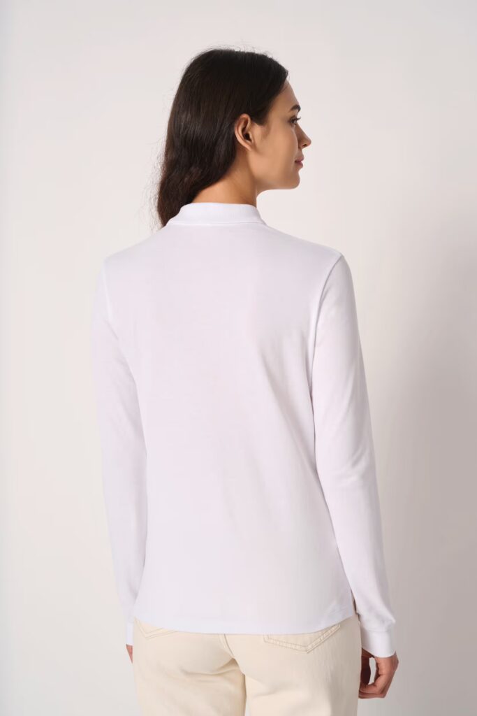 Polo piqué LSL femme