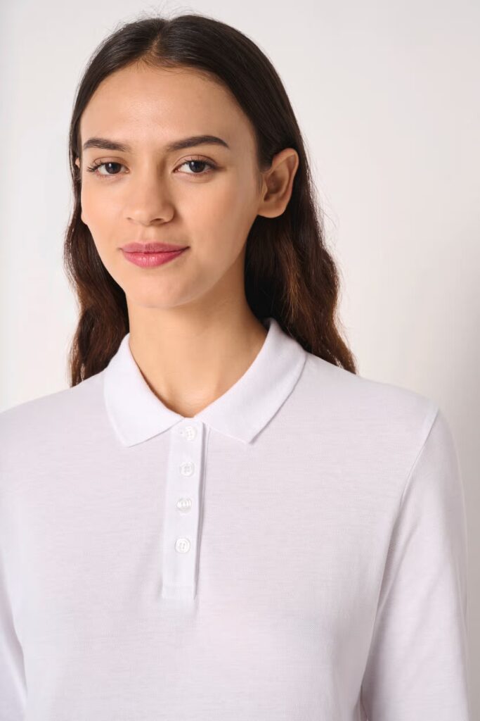 Polo piqué LSL femme