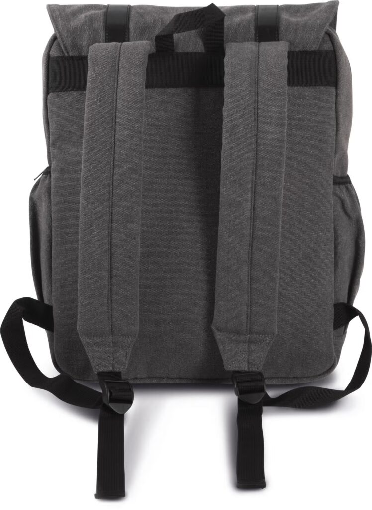 Sac à dos en toile à rabat