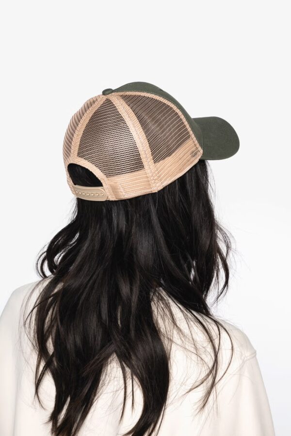 Casquette trucker écoresponsable 6 panneaux unisexe