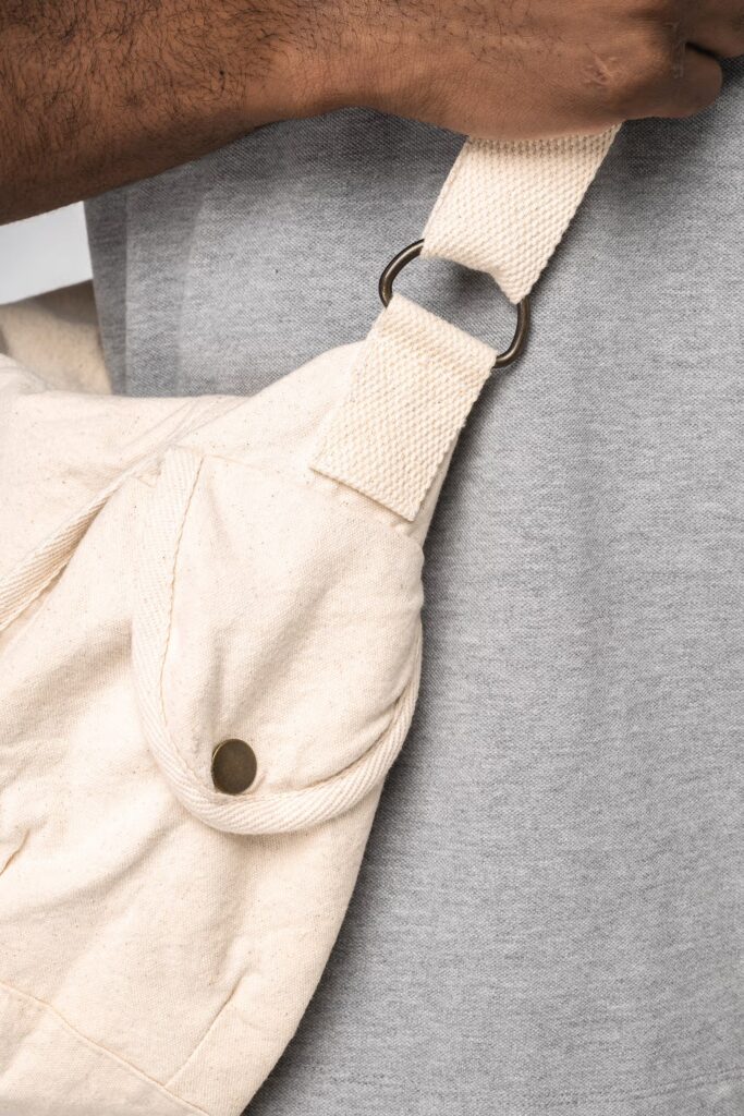 Sac besace écoresponsable délavé