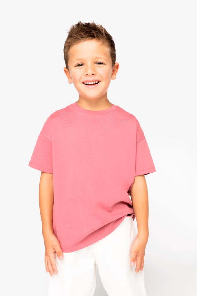 T-shirt écoresponsable à épaules tombantes enfant