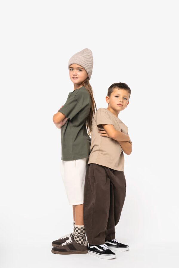 T-shirt écoresponsable à épaules tombantes enfant