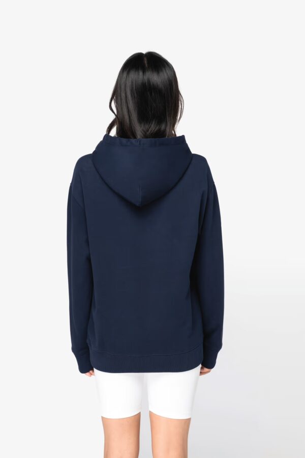 Sweat-shirt écoresponsable à capuche à épaules tombantes French Terry unisexe