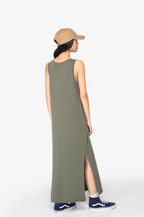Robe écoresponsable délavée en jersey femme