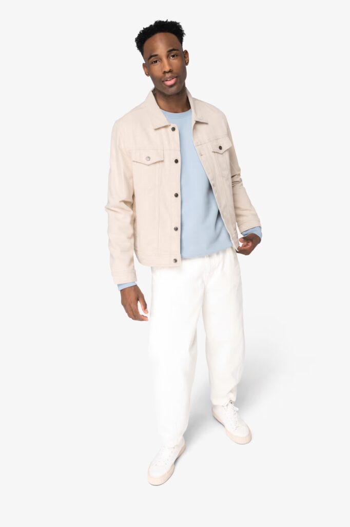 Veste écoresponsable en chanvre homme