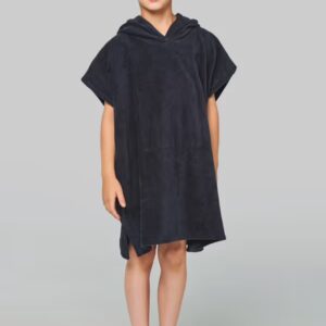 Poncho éponge à capuche enfant – Image 1