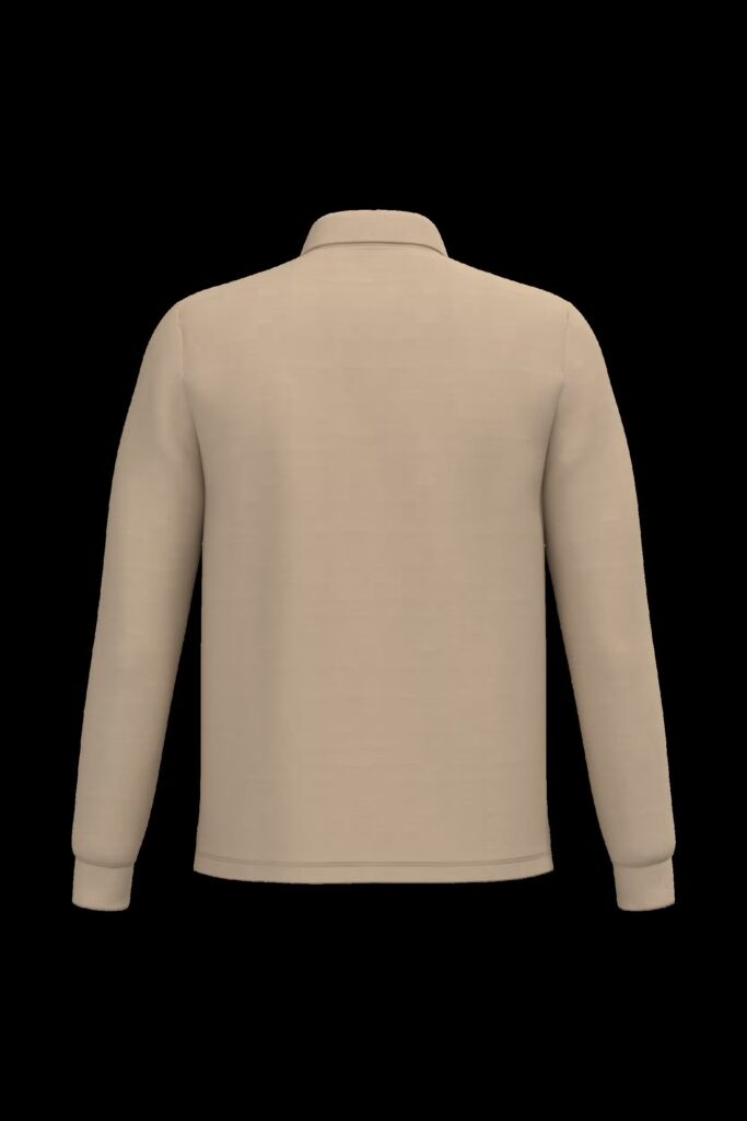 Polo piqué LSL homme