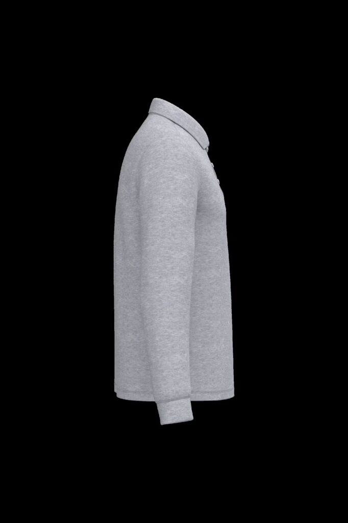 Polo piqué LSL homme