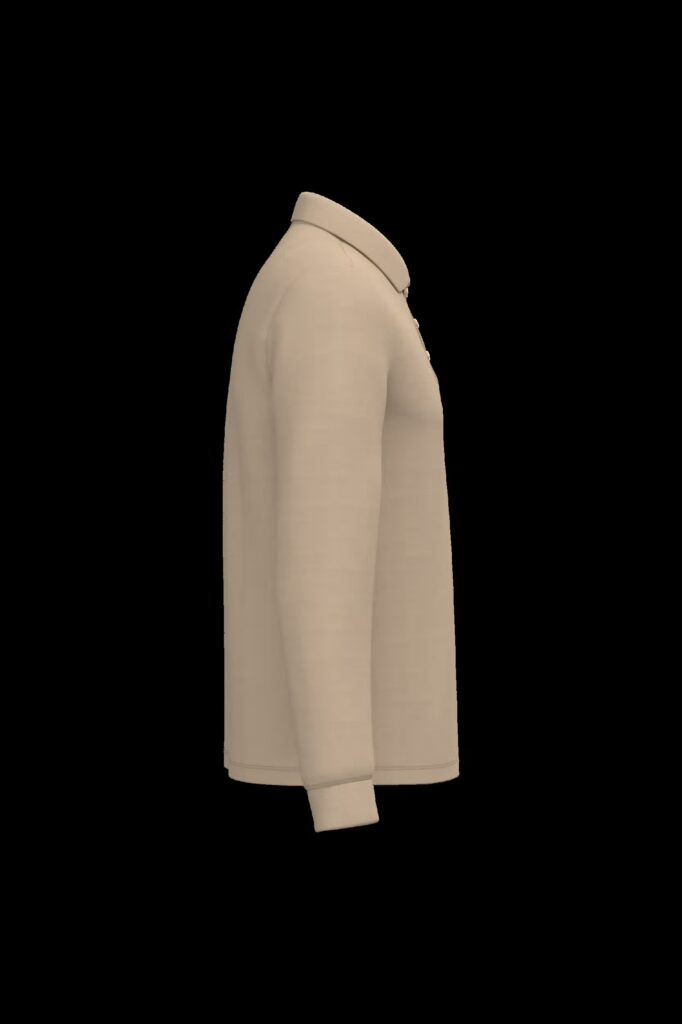 Polo piqué LSL homme