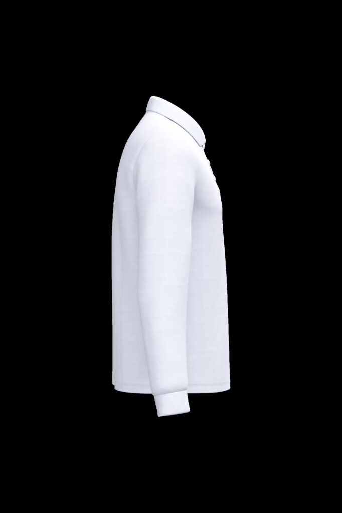 Polo piqué LSL homme