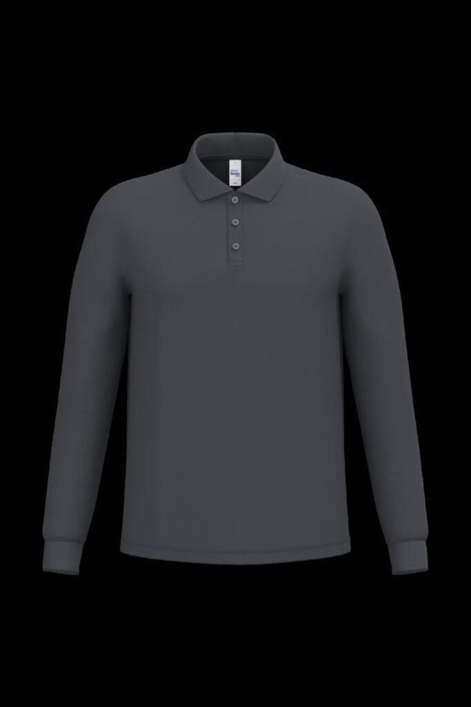 Polo piqué LSL homme