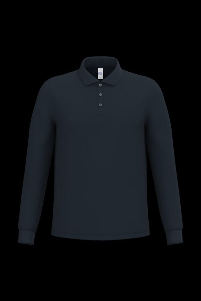 Polo piqué LSL homme