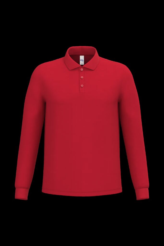 Polo piqué LSL homme