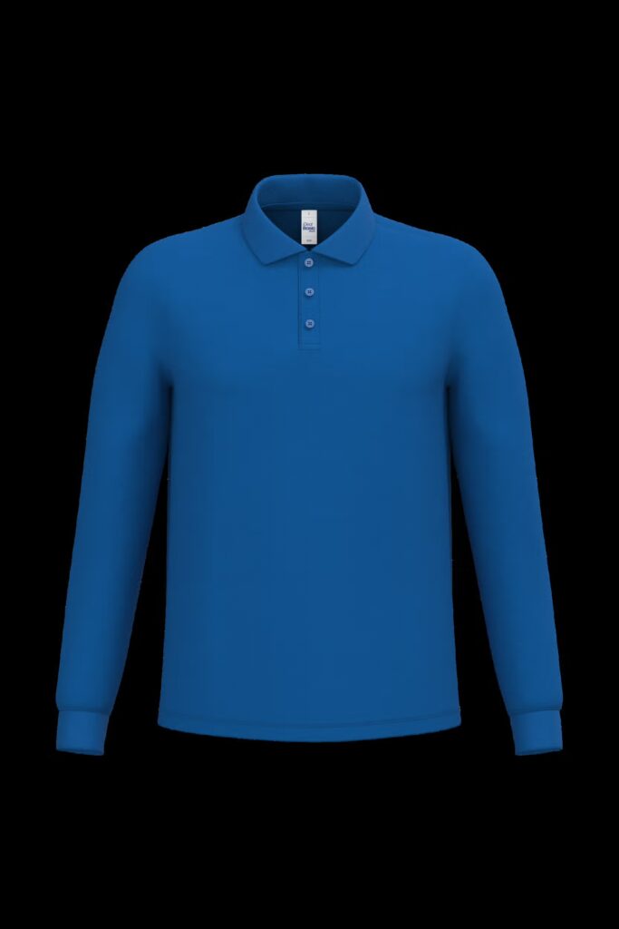 Polo piqué LSL homme