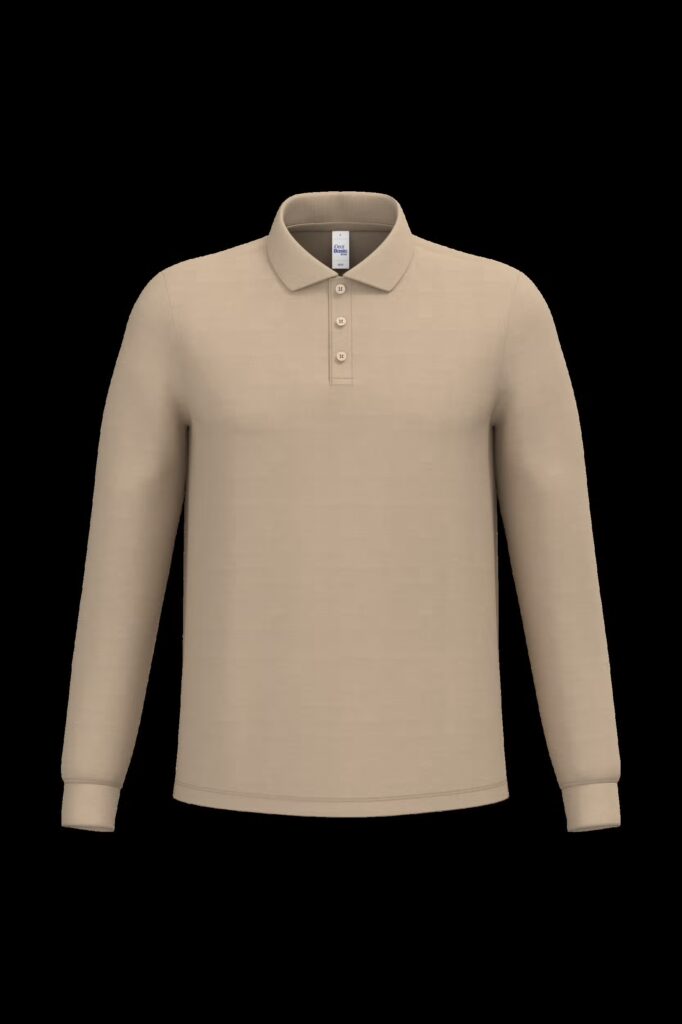 Polo piqué LSL homme