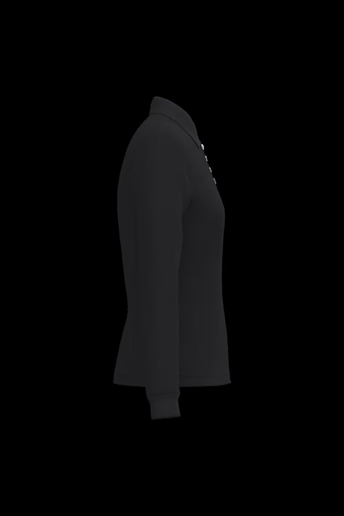 Polo piqué LSL femme