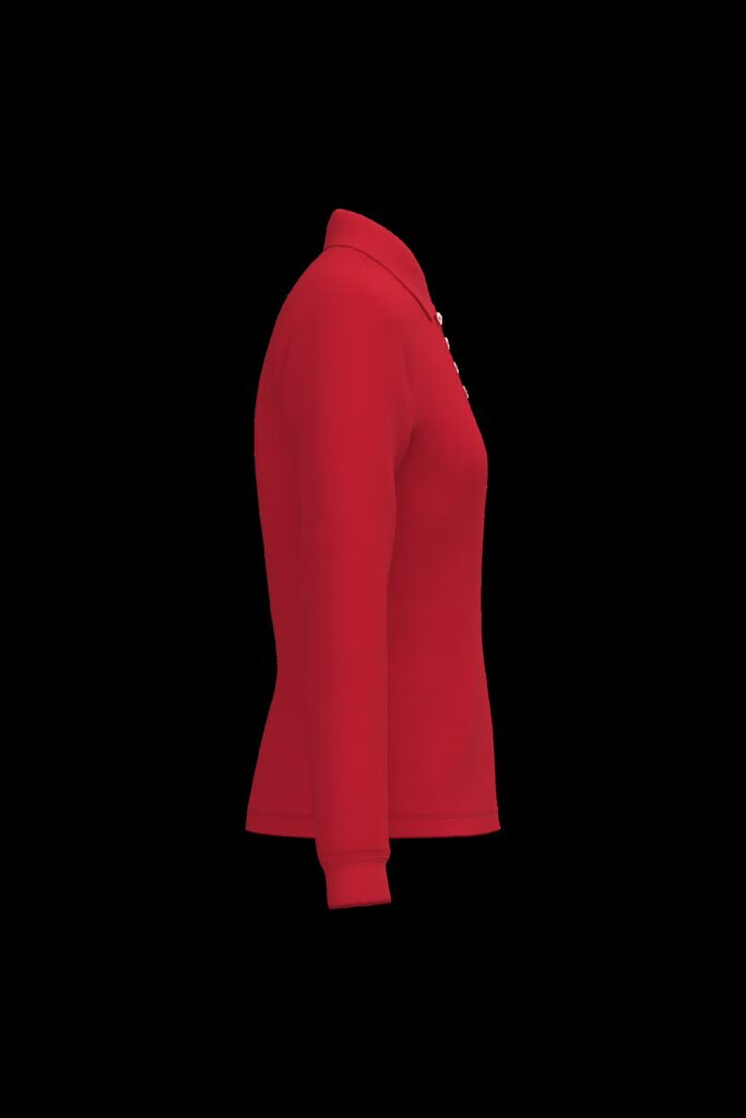 Polo piqué LSL femme