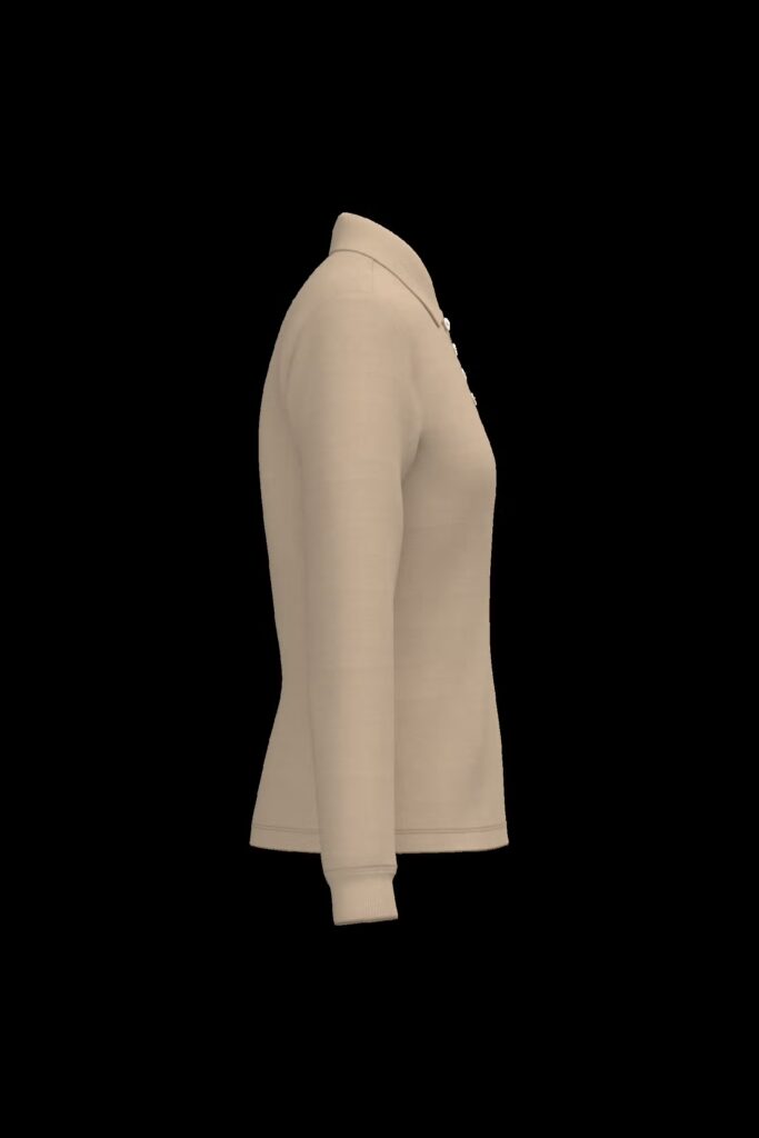 Polo piqué LSL femme