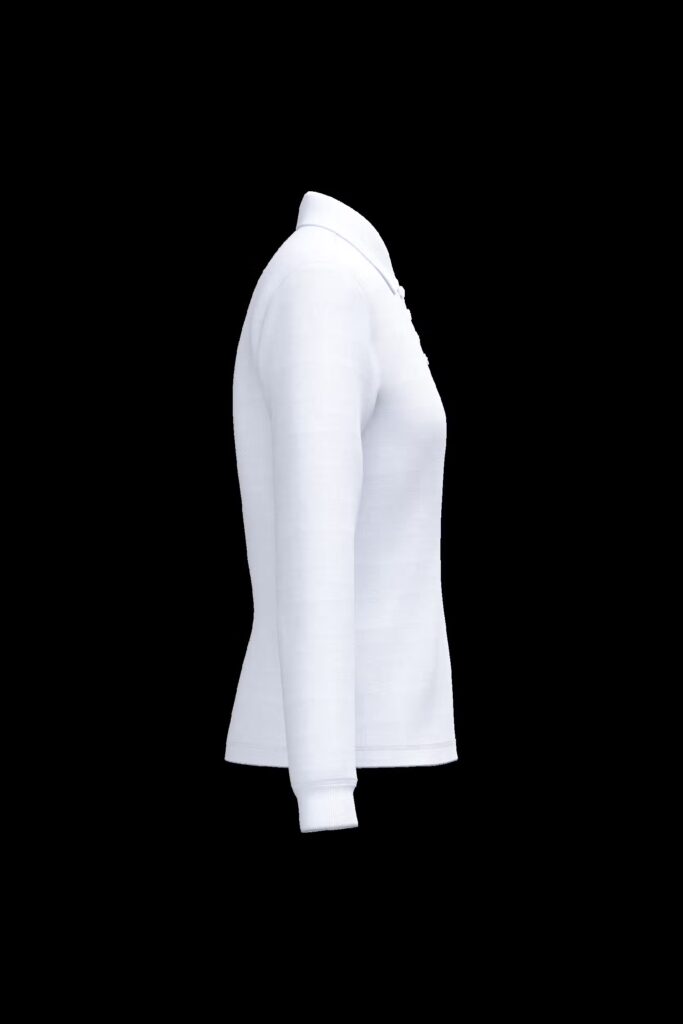 Polo piqué LSL femme