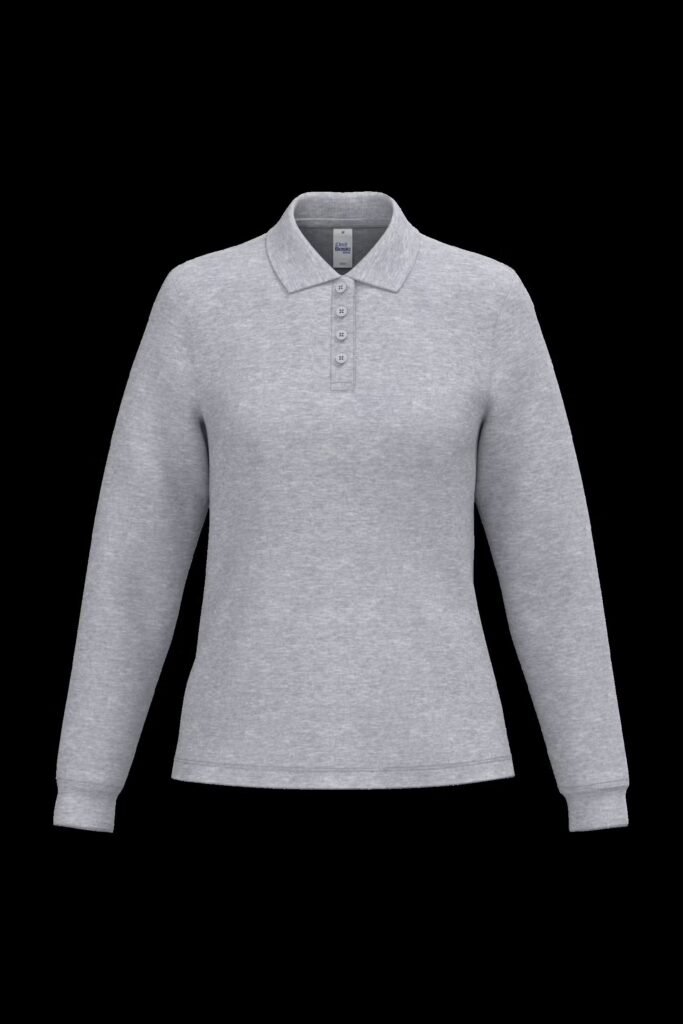 Polo piqué LSL femme