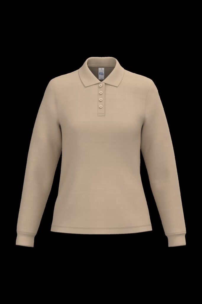 Polo piqué LSL femme