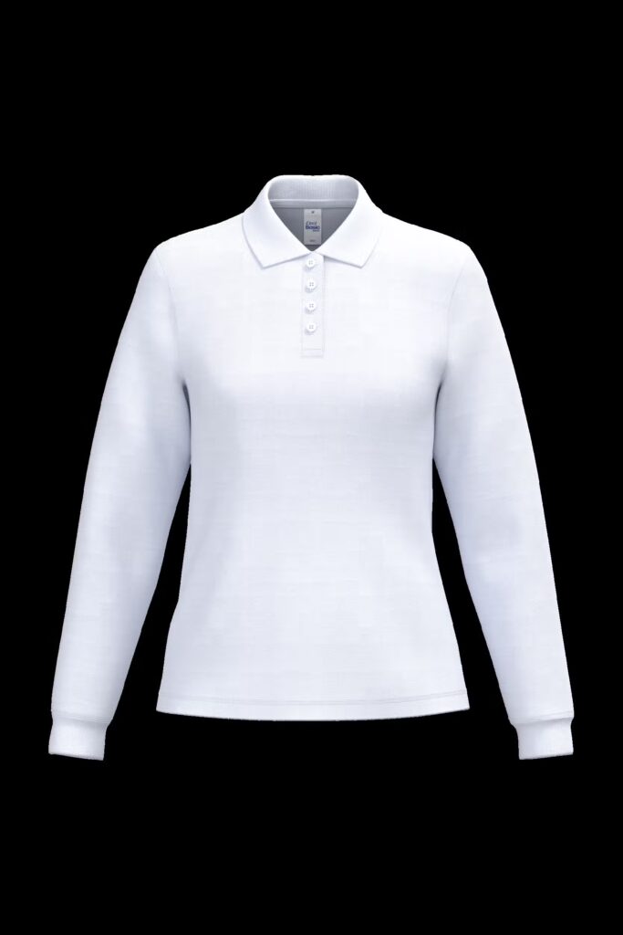 Polo piqué LSL femme
